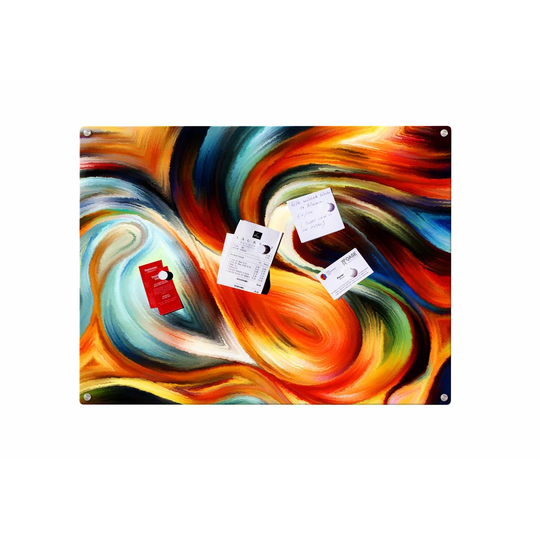 Art Painting Magnetic Wall Mounted Photo Memo Board