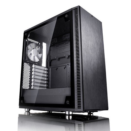 Fractal Design Define C Tempered Glass PC Gaming Case, Black