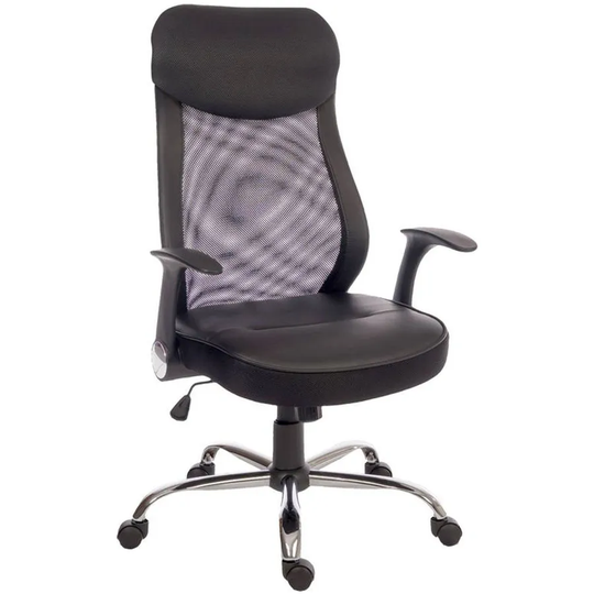 Teknik Curved Mesh Reclining Executive Chair - Black