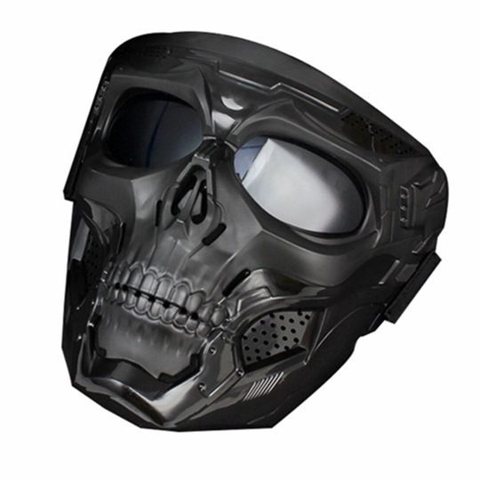 Skull Mask Special Forces Tactical Full Face Protection Ghost Mask Army Fan Field Outdoor Riding Windproof Goggles