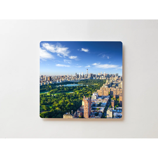 Backlight Motive Wall Picture Centralpark New York Magnetic Cork Board