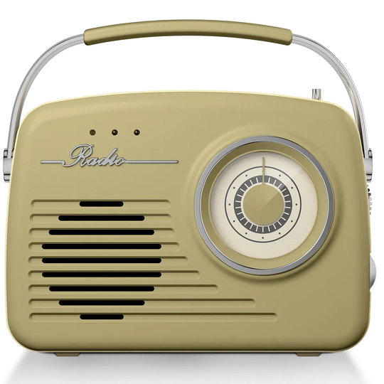 Akai AM/FM Vintage Radio - Sage Green