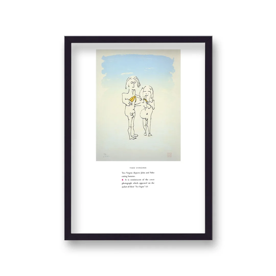 John Lennon Personal Sketch Collection 2 Two Virgins