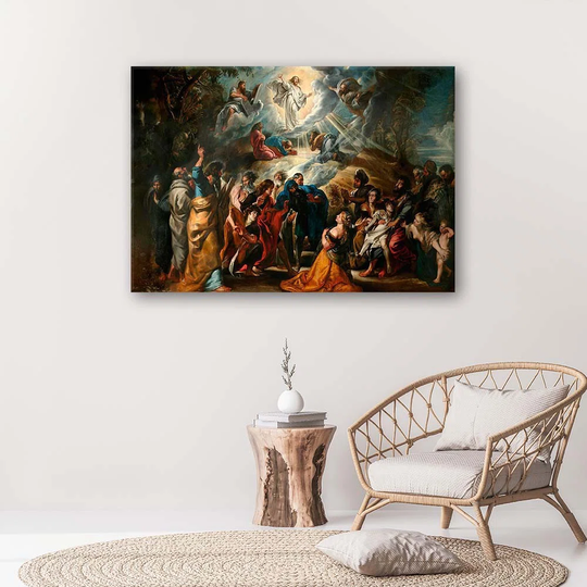 Canvas Print REPRODUCTION The Transfiguration - Rubens
