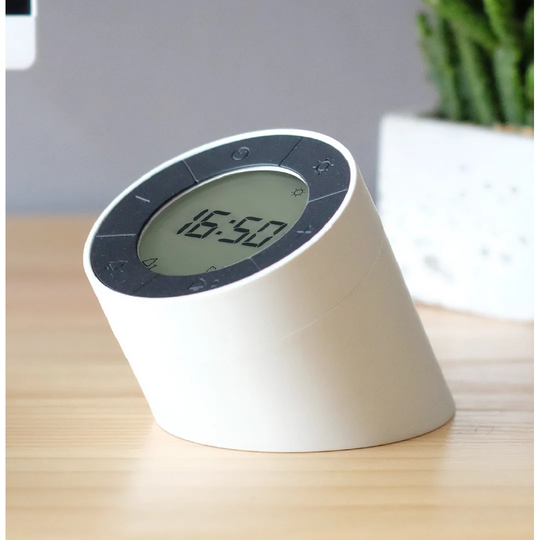 Modern Sleek Digital Electric Alarm Tabletop Clock