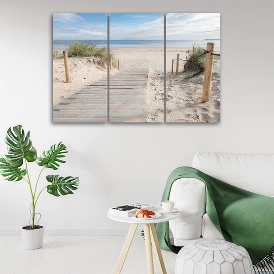 Canvas Print Beach Sea Sand Landscape