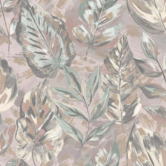 Holden Decor Aralia Pink Wallpaper