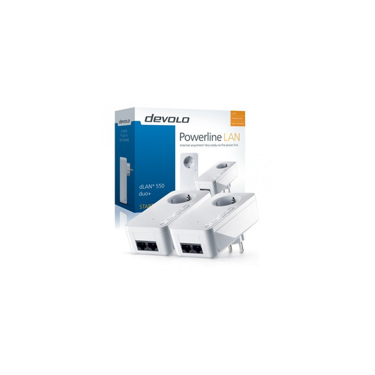 Devolo dLAN 550 duo+ Starter Kit 500Mbit/s Ethernet LAN White 2pc(s)