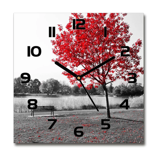 Tree Silent Wall Clock