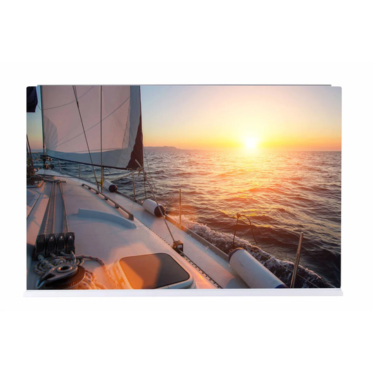 Sailboat Magnetic Wall Mounted Photo Memo Board