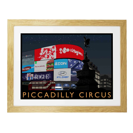 'Picacadilly Circus 4' Graphic Art