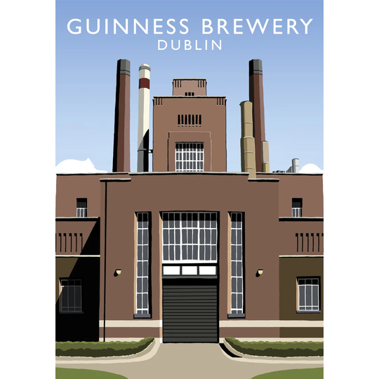 Guinness Brewery by Richard O'Neil - Graphic Art Print on Paper