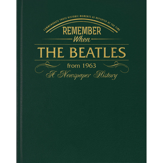 The Beatles Newspaper Book - Racing Green Leatherette