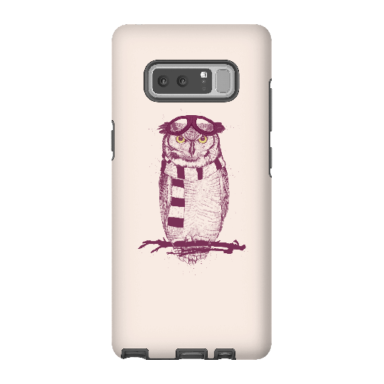 Balazs Solti Winter Owl Phone Case for iPhone and Android - Samsung Note 8 - Tough Case - Gloss