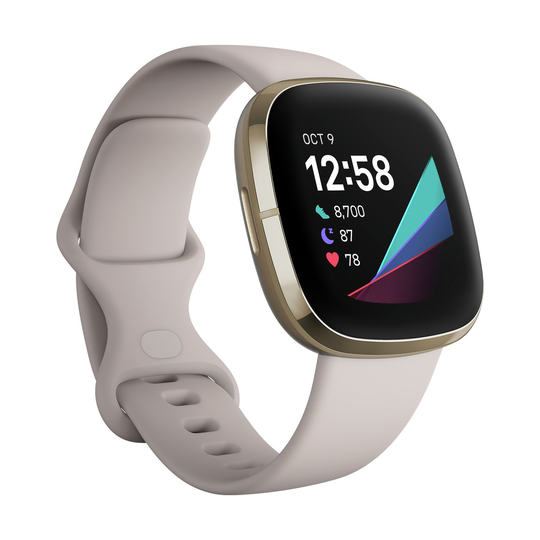 Fitbit Sense Smart Watch - Lunar White