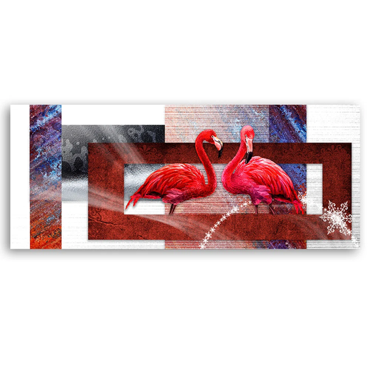 Canvas Print, Red Abstractions 16886