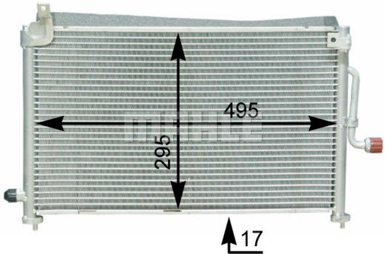 Condenser Air Conditioning 8FC351302-641 by BEHR