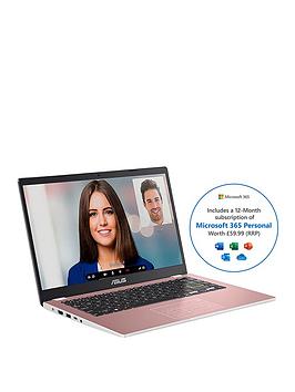 Asus Cloudbook E410Ma-Ek1214Ws, Intel Celeron, 4Gb Ram 64Gb Storage, 14In Laptop - Pink - Laptop + Norton 360 1 Year