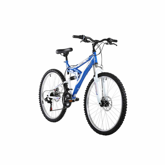 Flite Phaser 18 Inch Frame Full Suspension Bike - Blue