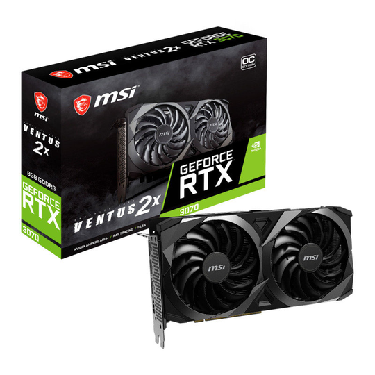 MSI GeForce RTX 3070 VENTUS 2X 8GB OC LHR Graphics Card