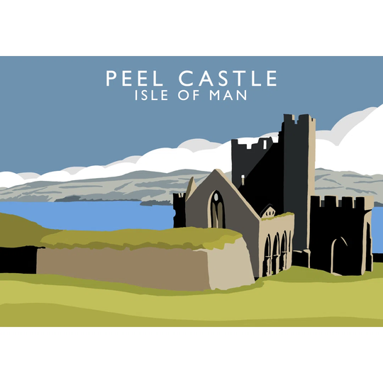 Peel Castle 2 by Richard O'Neil - Graphic Art Print on Paper