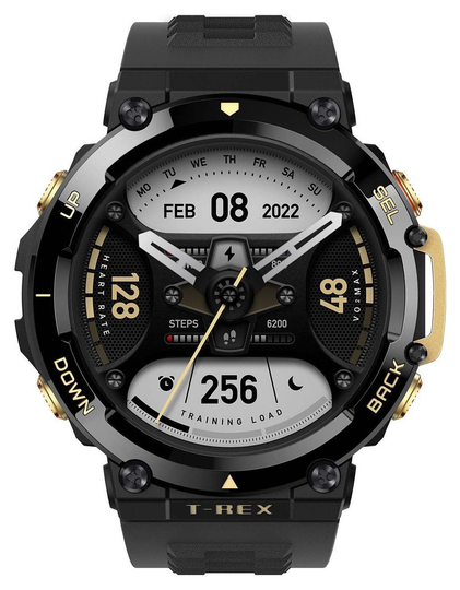 Amazfit T-Rex 2 Smart Watch - Astro Black and Gold