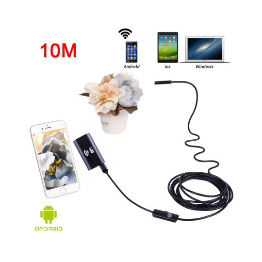 New 10M Endoscope Borescope 6LED Inspections Camera for Android PC