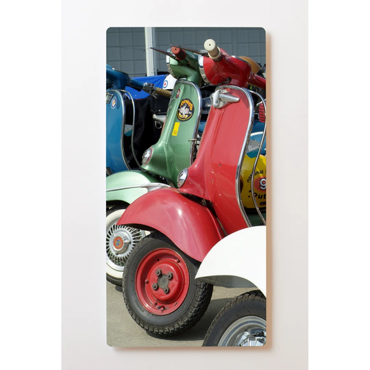 Backlight Motive Wall Picture Vespa Scooter Magnetic Wall Mounted Cork Board