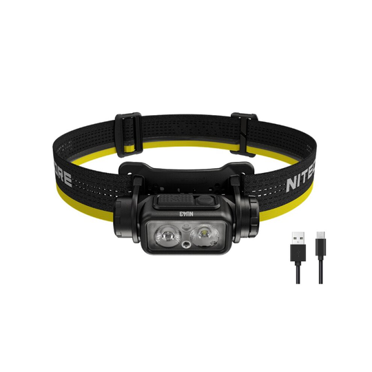 Nitecore NU43 USB Charge 1400 Lumens LED Headlight Headlamp