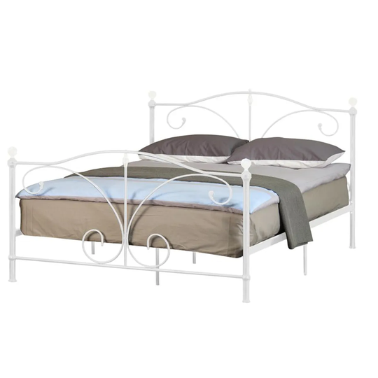 SleepOn Ascari King Bed Frame White