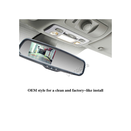 Vardsafe 4.3 Inch OEM Replacement Rear View Mirror Monitor for Backup Camera