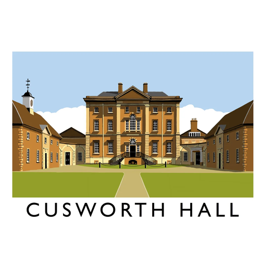 Cusworth Hall 2 by Richard O'Neil - Graphic Art Print on Paper