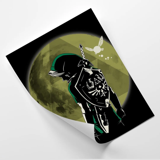 Poster, Warrior And The Green Full Moon