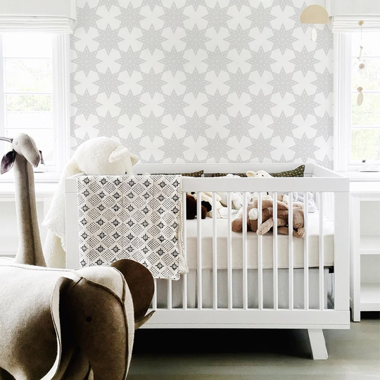 Minchinhampton Flower Stars Wallpaper