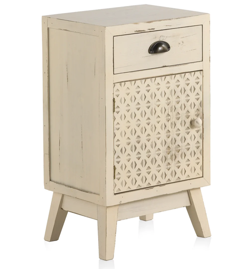 Vandalia 1 Drawer Bedside Table