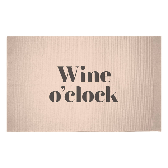 Decorsome Wine O'Clock Woven Rug - Small