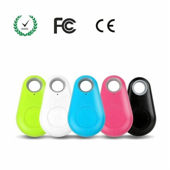 (Black) Mini Smart Bluetooth Anti Lost Key Finder GPS Trackers Locator Alarm Tag For Pet Child Wallet Car