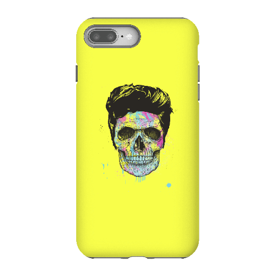 Balazs Solti Colourful Skull Phone Case for iPhone and Android - iPhone 8 Plus - Tough Case - Gloss