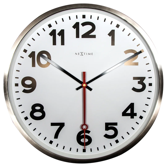 Office 55cm Super Station Number Wall Clock