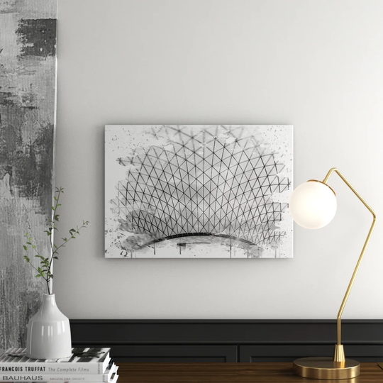 'Architecture Black and White' Graphic Art Print Poster