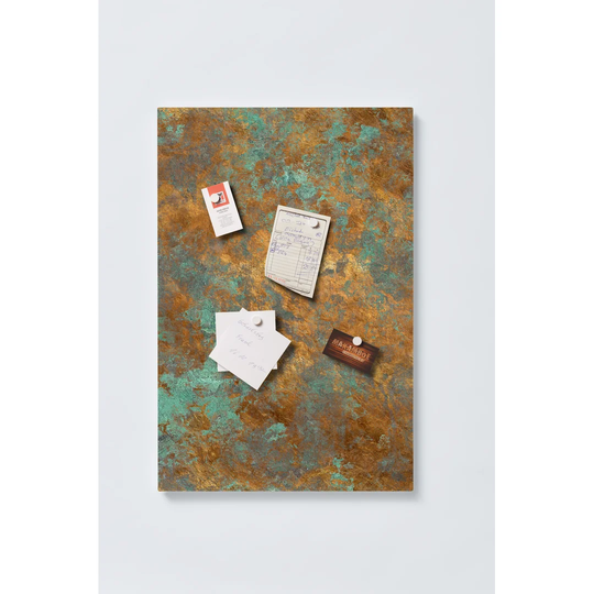 Copper Magnetic Wall Mounted Cork Board