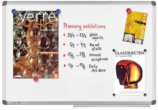 Universal Wall Mounted Magnetic Whiteboard