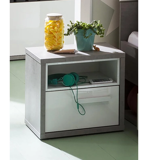 Mipiace 1 Drawer Bedside Table