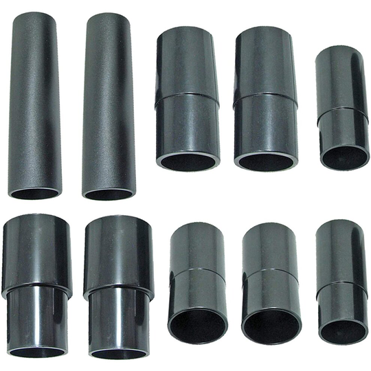 SPARES2GO Universal 30mm 32mm 35mm 38mm Sander Planer Dust Extractor Power Tool Adapters for Vacuum Cleaners (Pack of 10)