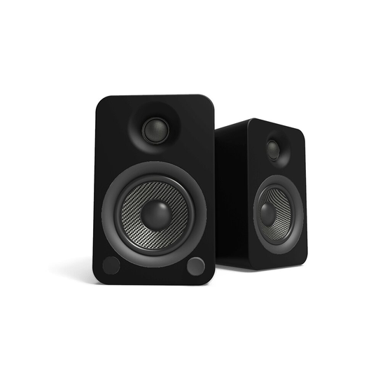 (Matte Black) Kanto YU4 Powered Bookshelf Speakers