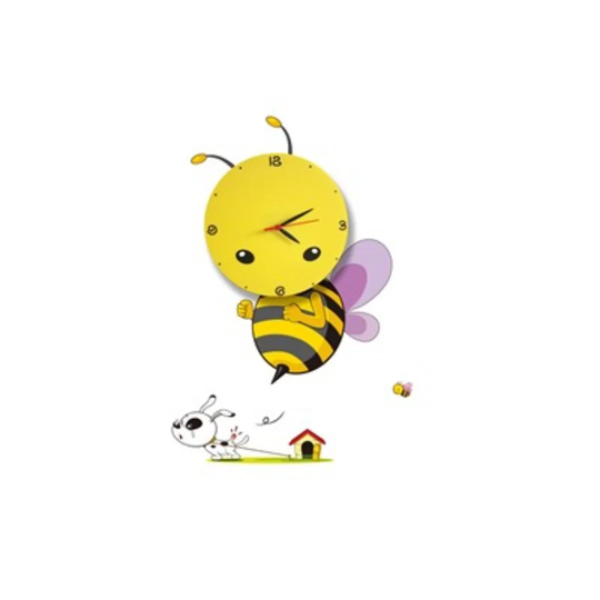 Milagro Childrens Lamp Bee LED Clock 0.6W LED