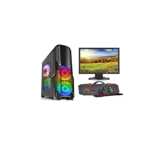 Fast Gaming PC Bundle Intel QuadCore i5 16GB 1TB Windows 10 2GB GT710 G-Gforce
