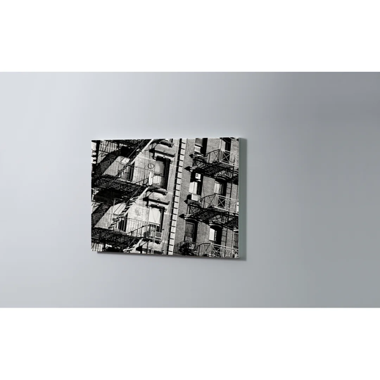 New York Fire Stairs Magnetic Wall Mounted Cork Board
