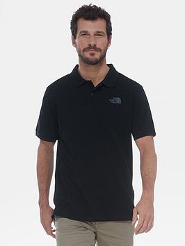 THE NORTH FACE Piquet Polo - Black, Black, Size S, Men