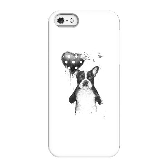 Balazs Solti Bulldog And Balloon Phone Case for iPhone and Android - iPhone 5/5s - Snap Case - Gloss